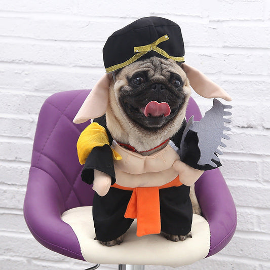 KFX-9028285 Dog Costume - Transformation Style Pig Outfit for Pets in Casual Wear - Sizes S to XL