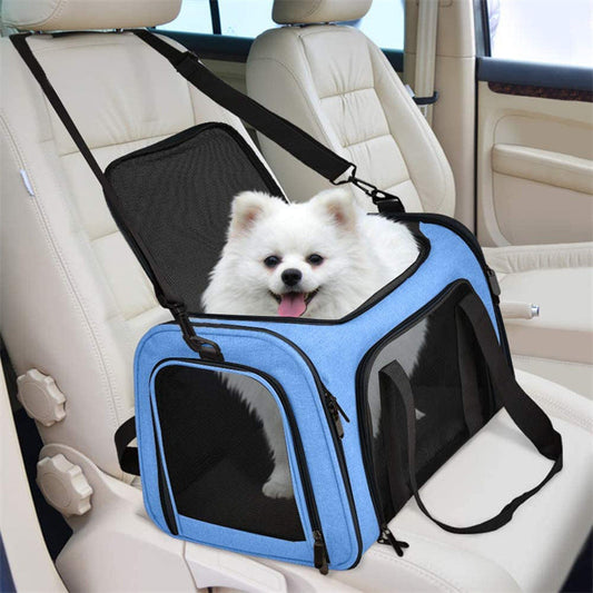 KFX-9029949 Portable and Breathable Pet Travel Bag for Small Dogs and Cats - Multiple Sizes and Colors Available