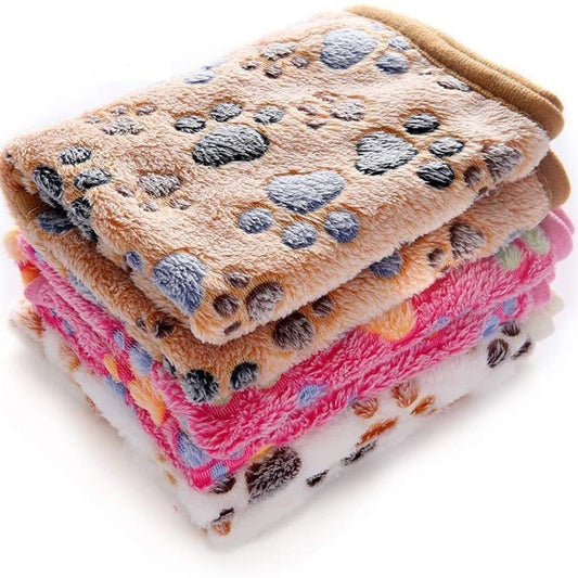 KFX-9045821 Cozy Coral Fleece Pet Blanket for Dogs and Cats - Multiple Colors and Sizes Available