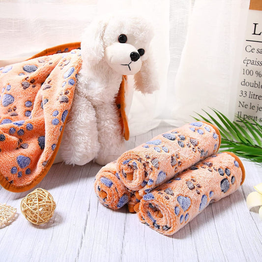KFX-9045821 Cozy Coral Fleece Pet Blanket for Dogs and Cats - Multiple Colors and Sizes Available