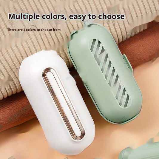 KFX-9056317 Portable Washable Hair Collector with Eco-Friendly Handle in Light Green and White Gold