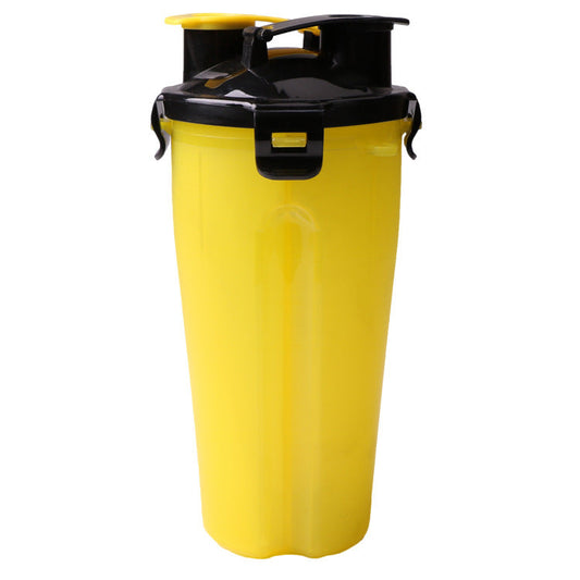 KFX-9083581 Portable Pet Water Cup with Folding Bowl - BPA-Free PP and TPE Material - 23cm Height, 11cm Diameter