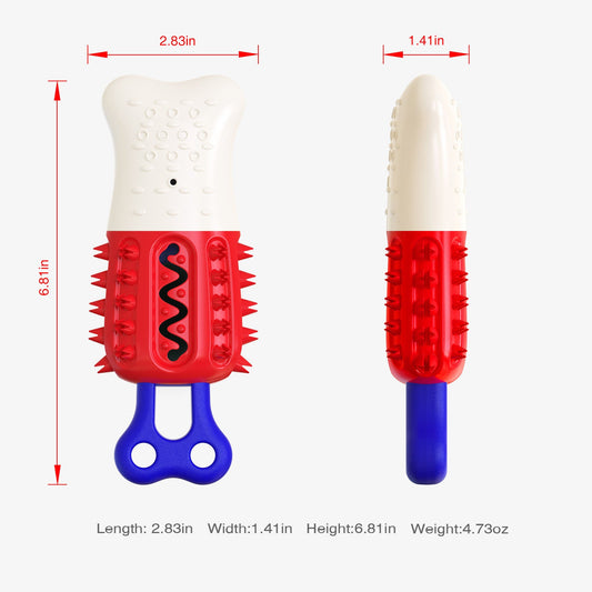 KFX-9088317 Cooling and Cleaning Teeth Multifunctional Dog Chew Toy with Chew-Resistant Popsicle