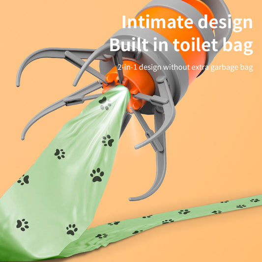 KFX-9089725 Cartoon Pet Toilet Holder and Waste Bag Shovel for Outdoor Cleanup