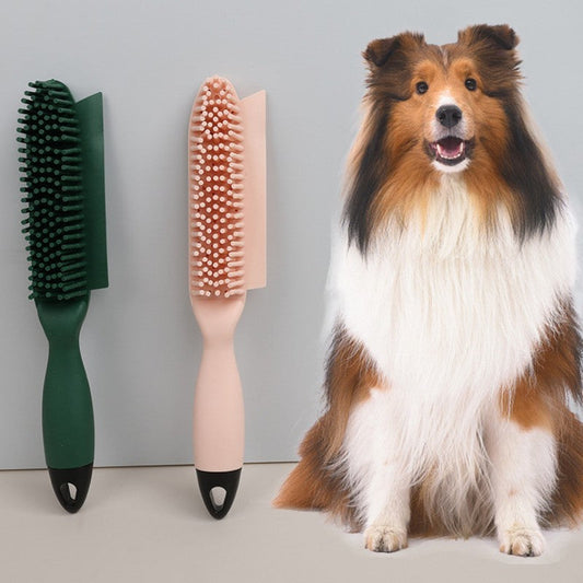 KFX-9144765 Pet Grooming Brush for Dogs and Cats - Hair Remover and Massager Comb
