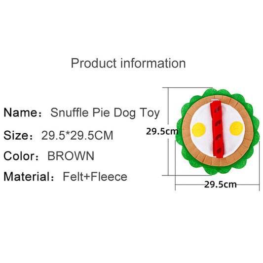 KFX-9153853 Interactive Snuffle Mat for Dogs - Plush Puzzle Training Toy with Layered Food Design for Stress Relief and Intelligence Development