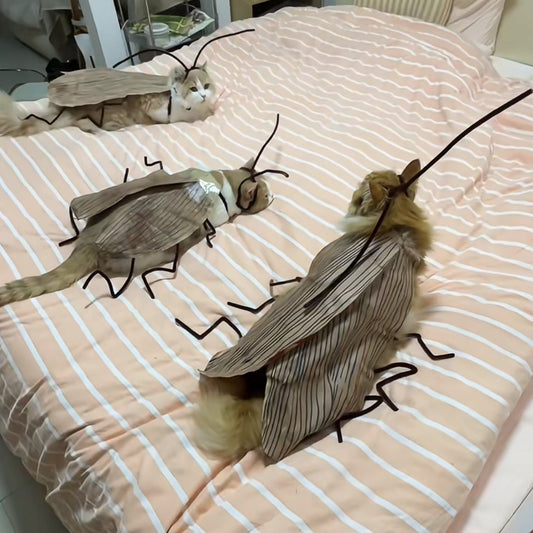 KFX-9169085 DIY Non-Woven Fabric Cat Cockroach Costume Material Kit for Fun Pet Apparel