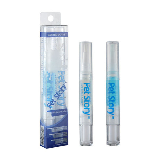 KFX-9177917 Pet Dental Care Kit - Teeth Whitening Pen Set for Dogs and Cats with Soft Brush and Toothbrush, Anti-inflammatory Formula