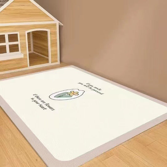 KFX-9226173 Pet Clean Mat - Stain-resistant, Washable, and Waterproof - Various Sizes and Designs