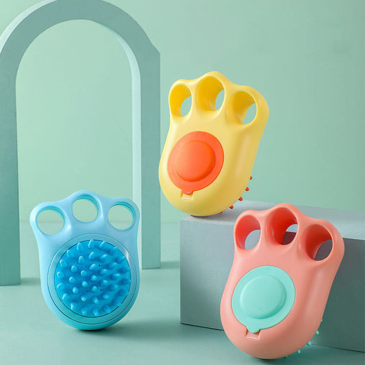 KFX-9248829 Pet Massage Comb and Bath Brush for Dogs and Cats - Gentle Cleaning Tool for a Refreshing Grooming Experience