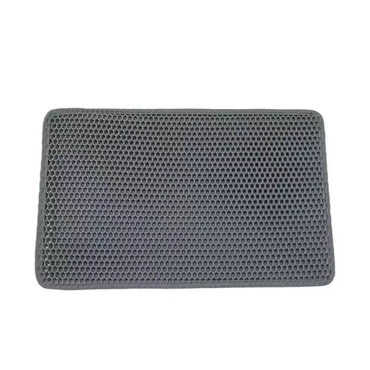 KFX-9258941 Waterproof Double Layer Cat Litter Pad with Quilted Edges, Easy Clean EVA Foam Mat
