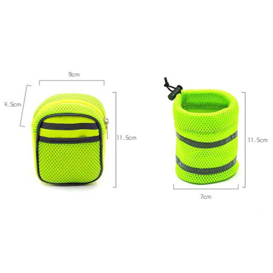 KFX-9268413 Adjustable Hands-Free Dog Leash with Waist Bag and Stretchable Traction Rope - Available in Multiple Colors