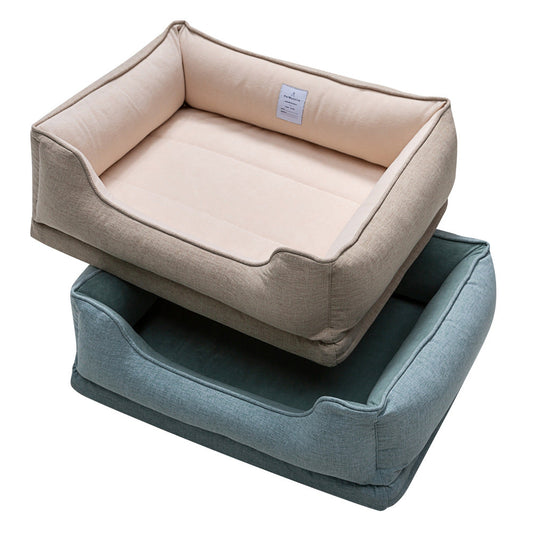 KFX-9278397 Removable and Washable Waterproof Pet Nest Pad in Khaki - Available in M, L, XL Sizes