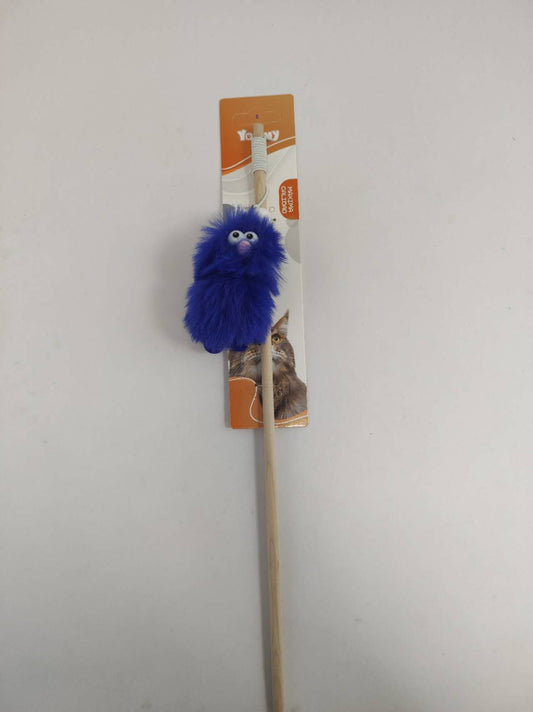 KFX-9329213 Fat Ugly Teasing Cat Stick - Interactive Fun for Playful Cats