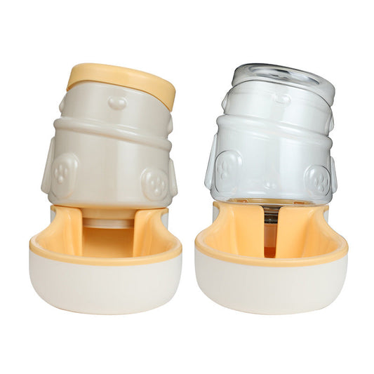 KFX-9345853 Automatic Cat and Dog Feeder with 3.3L Water Dispenser and Crooked Neck Design