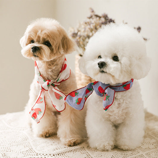 KFX-9347261 Cute Pet Bib Scarf for Dogs and Cats – Multiple Styles Available in Polyester