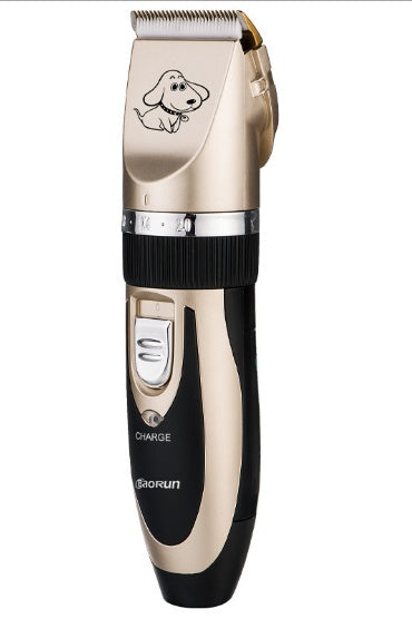 KFX-9356989 Professional Pet Grooming Kit with Quiet Design and Adjustable Blade, 4 Comb AttachmentsIncluded