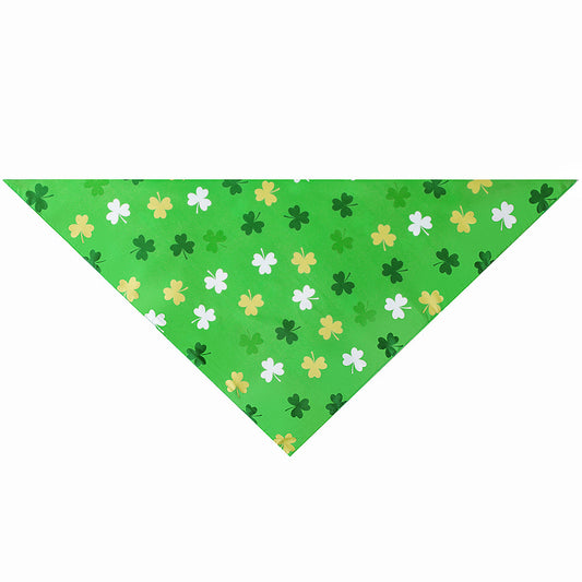 KFX-9385789 Stylish Cartoon Pet Triangle Scarf for Festivals - Durable Polyester Material, Size L 70x48x48cm