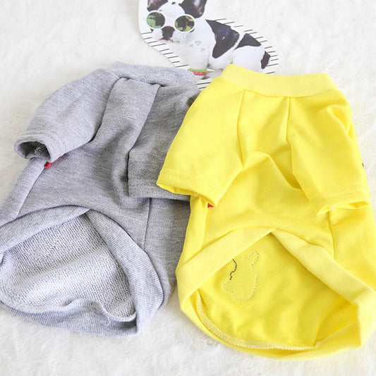 KFX-9391933 Cotton Dog Clothing for Small to Medium Breeds - Adjustable Size Options Available
