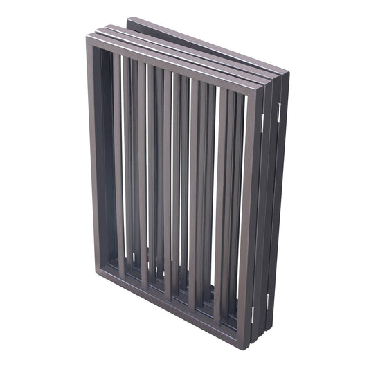 KFX-9401277 Folding Pet Gate for Doorways and Stairs - Lightweight and Stylish Barrier