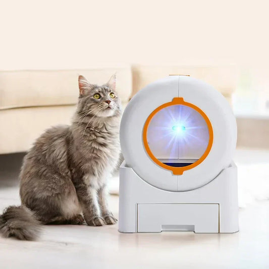 KFX-940307 Self-Cleaning Smart Cat Litter Box with Easy Clean Feature and Odor Control