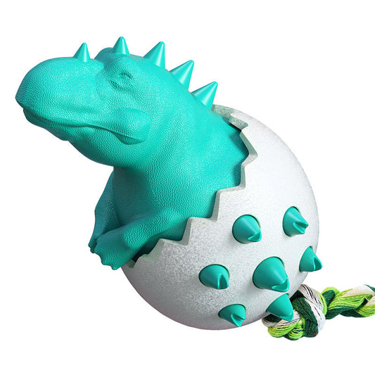 KFX-9408061 Wild Boar Egg Dog Molar Toothbrush Chew Toy - Durable TPR & Nylon