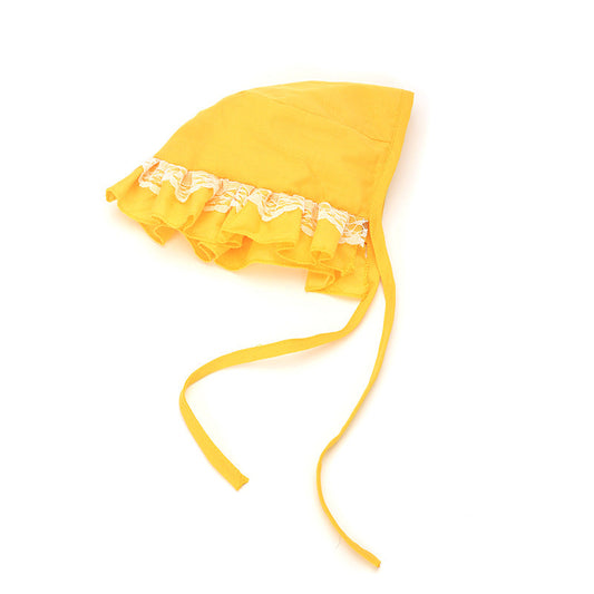 KFX-9437245 Thin Lace Pet Sun Hat for Dogs - Stylish Headgear in Monochrome, Available in Sizes S, M, L
