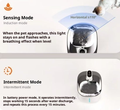KFX-9438269 Intelligent Stainless Steel Pet Water Fountain with Large Capacity