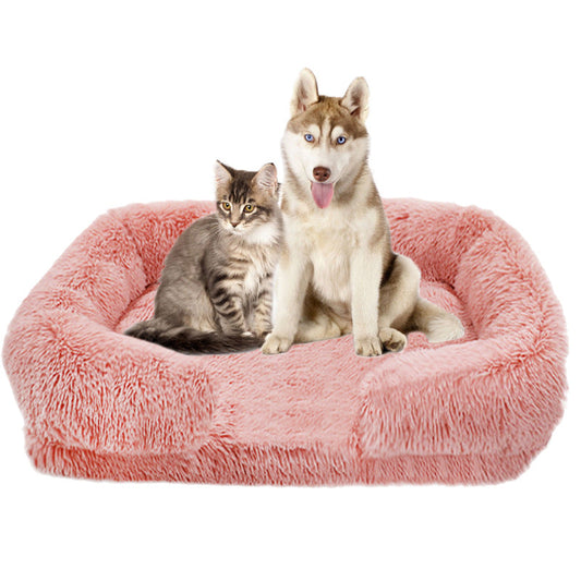 KFX-9496253 Removable and Washable Plush Pet Nest in Multiple Colors and Sizes