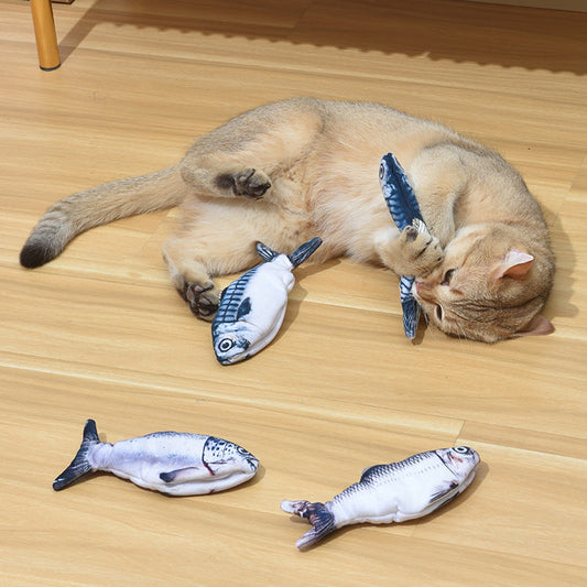 KFX-9506365 Electric Cat Toy with Interactive Fish Tank and USB Charging