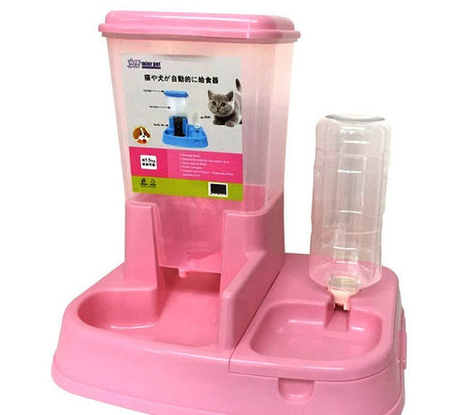 KFX-9534525 Automatic Pet Feeder with 3KG Capacity and Adjustable Dispensing Rate