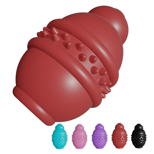KFX-9558589 Creative Rubber Gourd Ball Dog Toy for Decompression, Teeth Cleaning, and Outdoor Training - Available in Multiple Colors