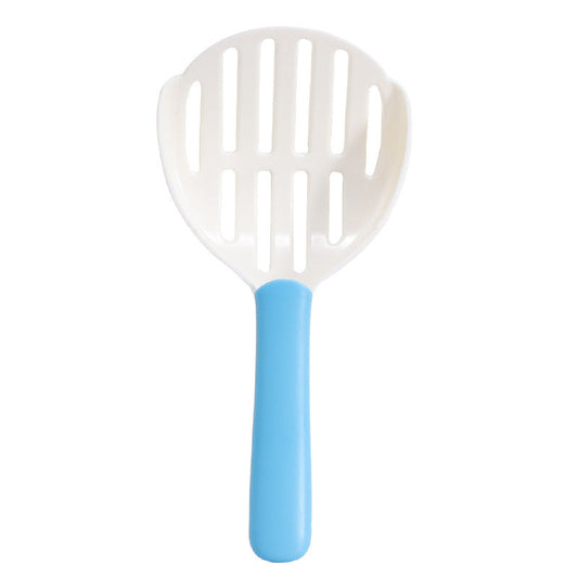 KFX-9567293 Tofu Cat Litter Scoop - Two-Color ABS Plastic Cat Poop Scoop for Easy Pet Cleaning