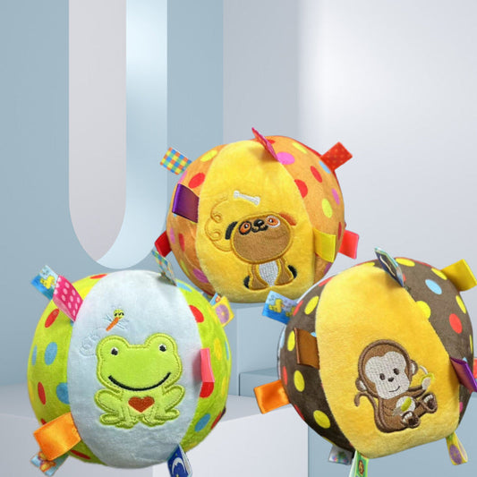 KFX-9603645 Interactive Plush Dog Chewing Toy with Squeaker for Small to Medium Breeds