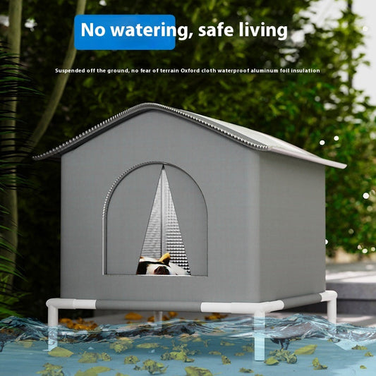 KFX-9638077 Cozy Waterproof Cat Nest with Fixed Bracket - Available in Multiple Colors and Sizes