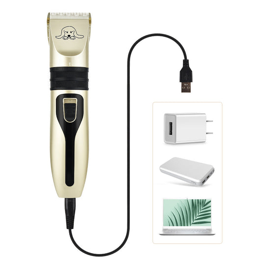 KFX-9673149 Rechargeable Pet Shaver for Dogs - 2 Speed Grooming Tool, 300 Minutes Runtime, AC Power