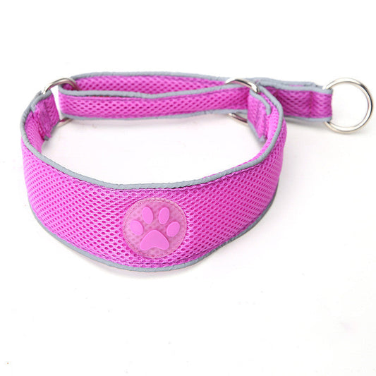 KFX-9696573 Double-Layer Mesh Reflective Dog Chain in Multiple Colors - Soft and Comfortable