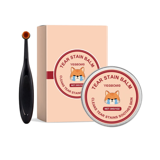 KFX-9702205 Tear Stain Removal Balm with Cleaning Paste and Brush Included