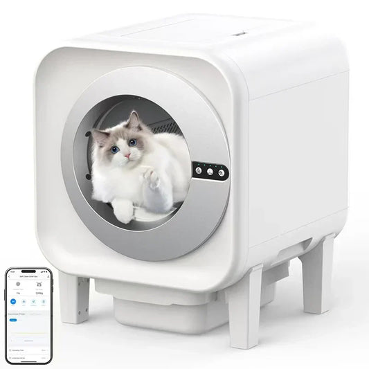 KFX-973075 Large Capacity Automatic Self-Cleaning Cat Litter Box with Advanced Odor Control and Easy Clean Features