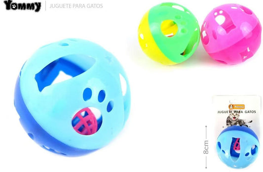 KFX-9734717 Interactive Bell Ball Cat Toy for Engaging Playtime Fun