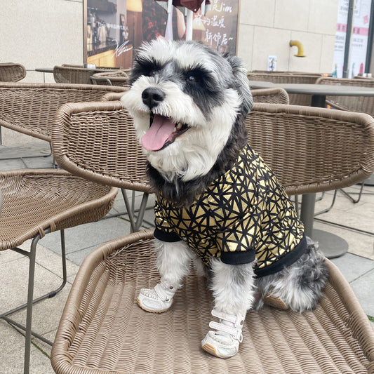 KFX-9735485 Stylish Bronzing Pet Dog Clothes for Spring and Summer