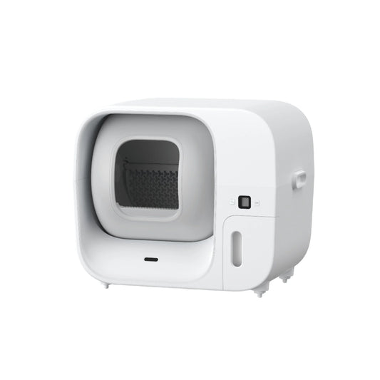KFX-974227 Automatic Smart Cat Litter Box with 60L Capacity and Odor Control, Easy to Clean PP+ABS Material