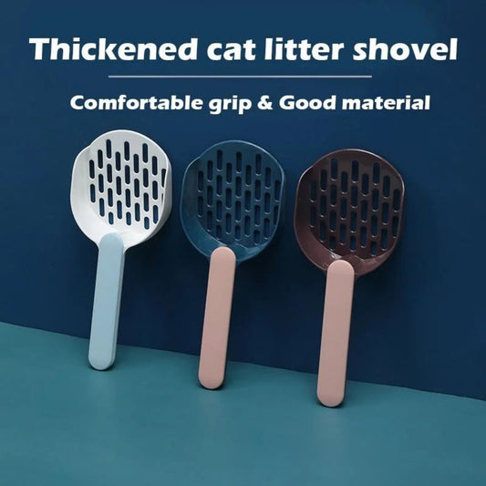 KFX-9751869 Durable Plastic Cat Litter Shovel for Easy Poop Cleaning and Maintenance