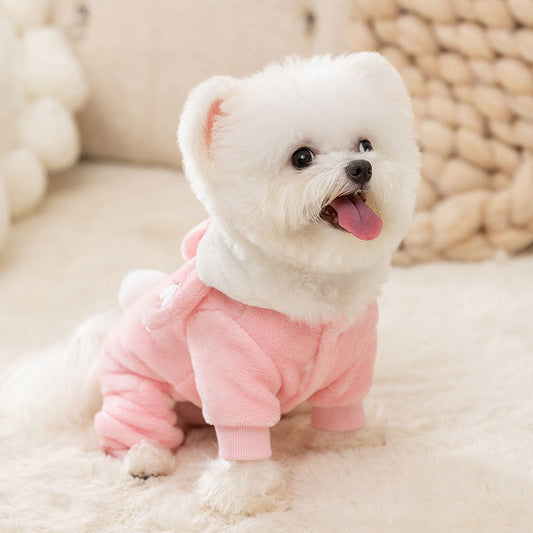KFX-9752765 Adorable Pink Rabbit Halloween Pajamas for Pets, Multiple Sizes Available