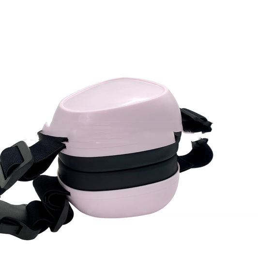 KFX-9756989 Dog Earmuffs for Sound Insulation and Noise Reduction, Head-Mounted Design, Available in White and Pink, Medium/Large Size