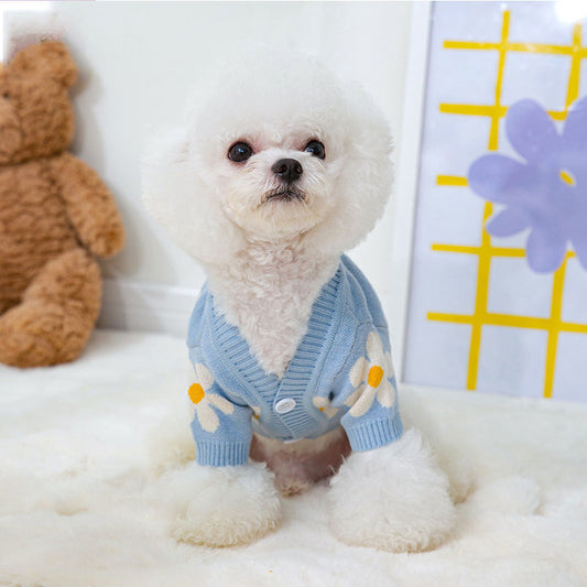 KFX-9785149 Cozy Autumn and Winter Clothes for Small Dogs and Cats - Available in Blue, Pink, and Purple Checkerboard Patterns