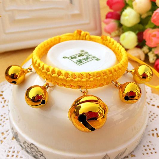 KFX-9827645 Cute Adjustable Bell Collar for Pets in Various Colors