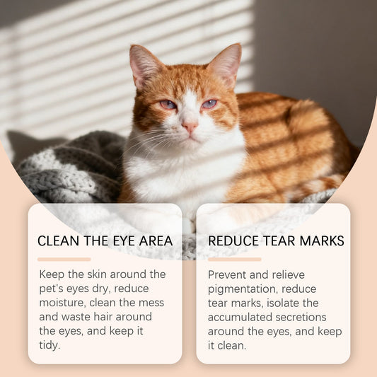 KFX-9839037 Pet Eye Care Cream for Cleaning Tear Stains in Dogs and Cats - 30g
