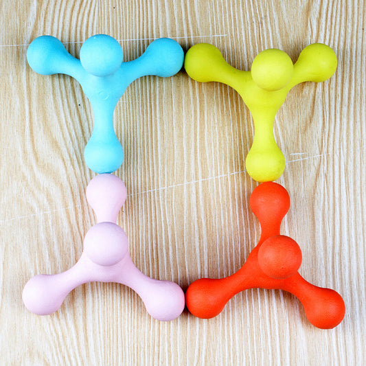 KFX-9841981 Molar Toothpet Toy for Dogs and Cats - Durable TPR, Fresh Breath, Interactive Play - 10x10cm