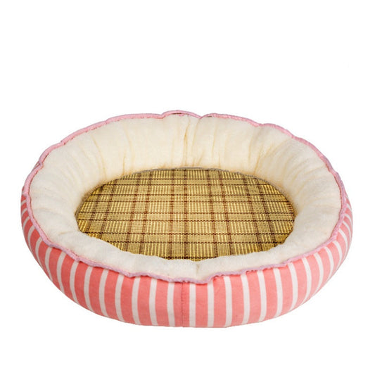 KFX-9858493 Pet Mat - Removable Cloth Mat in Lake Blue, Dream Pink, Watermelon Red, Cow Patterns, 40cm x 30cm